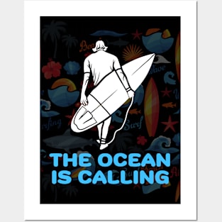 THE OCEAN IS CALLING Posters and Art